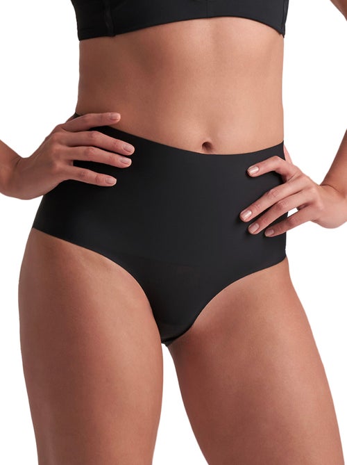 Hooggesneden shapewear slip met bandjes - Kiabi Hooggesneden shapewear slip met bandjes - Kiabi