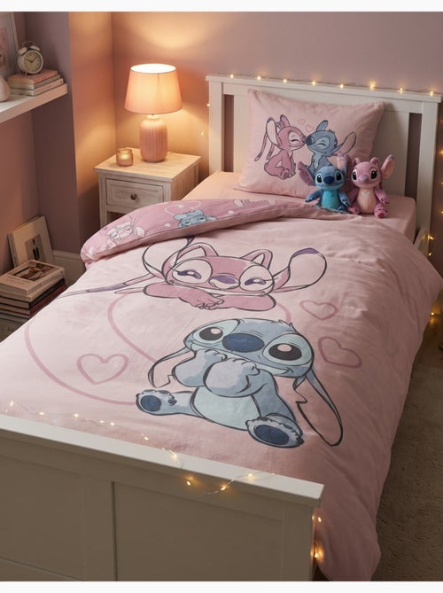 Housse Couette Flanelle Disney Stitch & Angel 140x200cm + Taie – Touché Doux Chaud - Kiabi Housse Couette Flanelle Disney Stitch & Angel 140x200cm + Taie – Touché Doux Chaud - Kiabi