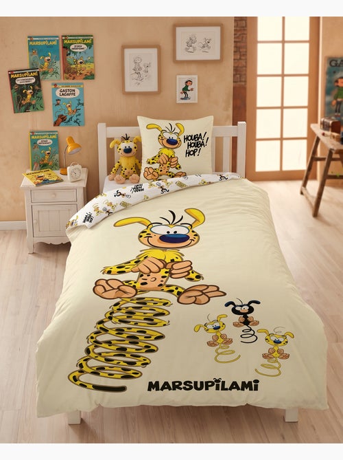 Housse Couette Marsupilami 140x200cm + Taie 65x65cm – Houba Houba Hop – Polycoton – Licence Officiel - Kiabi Housse Couette Marsupilami 140x200cm + Taie 65x65cm – Houba Houba Hop – Polycoton – Licence Officiel - Kiabi