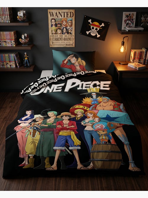 Housse Couette One Piece 140x200cm + Taie 65x65cm – Équipage Chapeau de Paille – Polycoton – Licence - Kiabi Housse Couette One Piece 140x200cm + Taie 65x65cm – Équipage Chapeau de Paille – Polycoton – Licence - Kiabi