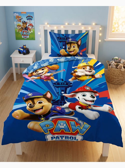 Housse Couette Pat'Patrouille 140x200cm + Taie 65x65cm – Chase Marshall Stella – Polycoton – Licence - Kiabi Housse Couette Pat'Patrouille 140x200cm + Taie 65x65cm – Chase Marshall Stella – Polycoton – Licence - Kiabi