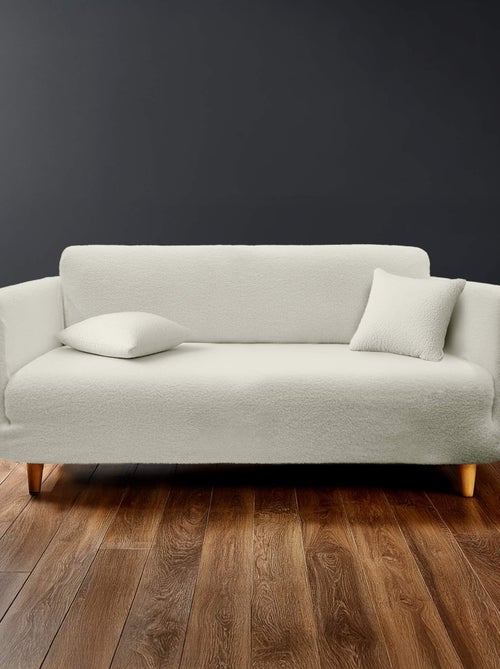 Housse de canapé extensible bouclette - Kiabi