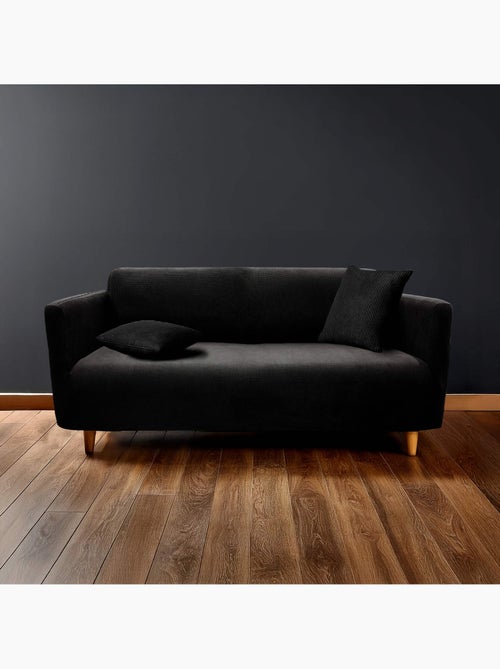 Housse de canapé extensible gaufrée pour canapé 3 places - Kiabi Housse de canapé extensible gaufrée pour canapé 3 places - Kiabi