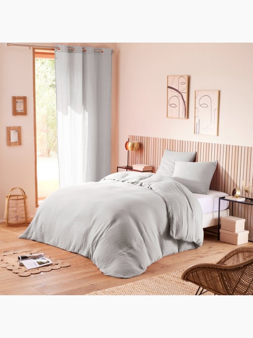 Housse de couette + 1 taie – gaze de coton – avy - Kiabi