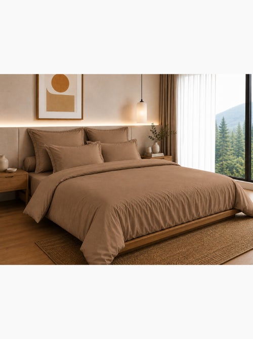 Housse de couette – 100% coton 57 fils/cm² – qualité supérieure - Kiabi Housse de couette – 100% coton 57 fils/cm² – qualité supérieure - Kiabi