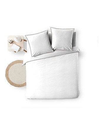 Housse de couette + 2 taies d'oreiller Noémie