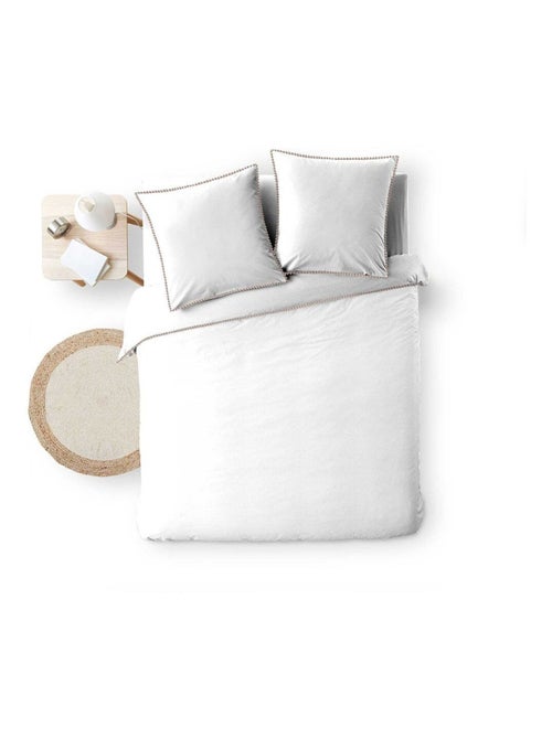 Housse de couette + 2 taies d'oreiller Noémie - Kiabi