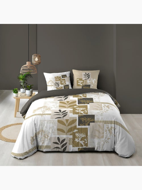 Housse de couette 240 x 220 cm + 2 taies – coton 57 fils – utopia - Kiabi Housse de couette 240 x 220 cm + 2 taies – coton 57 fils – utopia - Kiabi