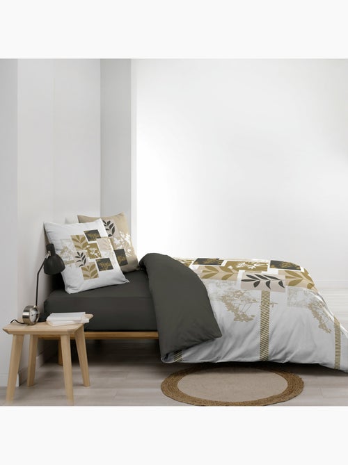 Housse de couette 240 x 220 cm + 2 taies – coton 57 fils – utopia - Kiabi Housse de couette 240 x 220 cm + 2 taies – coton 57 fils – utopia - Kiabi