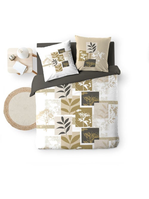 Housse de couette 240 x 220 cm + 2 taies – coton 57 fils – utopia - Kiabi Housse de couette 240 x 220 cm + 2 taies – coton 57 fils – utopia - Kiabi