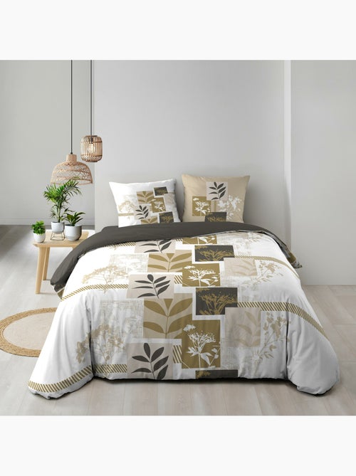 Housse de couette 240 x 220 cm + 2 taies – coton 57 fils – utopia - Kiabi Housse de couette 240 x 220 cm + 2 taies – coton 57 fils – utopia - Kiabi