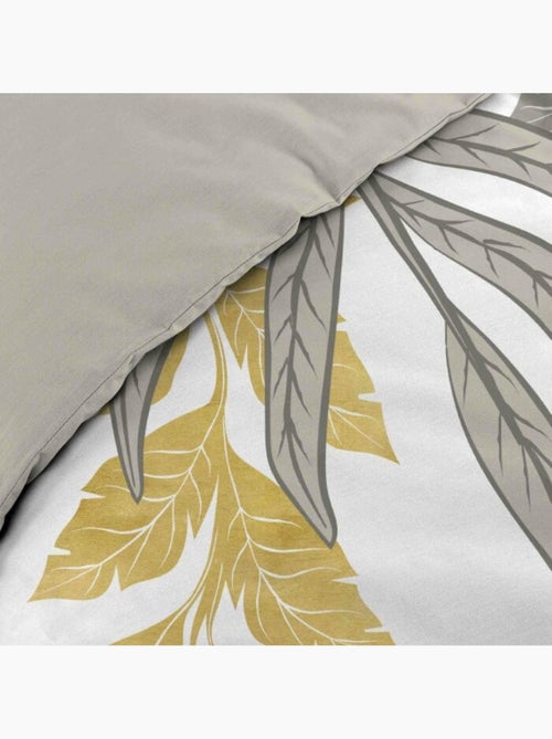 Housse de couette 240 x 220 cm coton 42 fils + 2 taies orlana - Kiabi