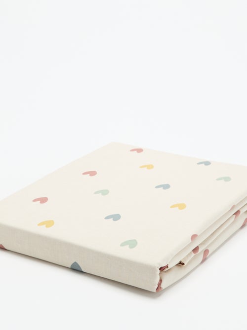 Housse de couette à motif 1 personne 80 x 120 cm en coton - Kiabi Housse de couette à motif 1 personne 80 x 120 cm en coton - Kiabi