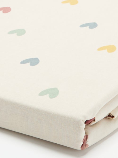 Housse de couette à motif 1 personne 80 x 120 cm en coton - Kiabi Housse de couette à motif 1 personne 80 x 120 cm en coton - Kiabi