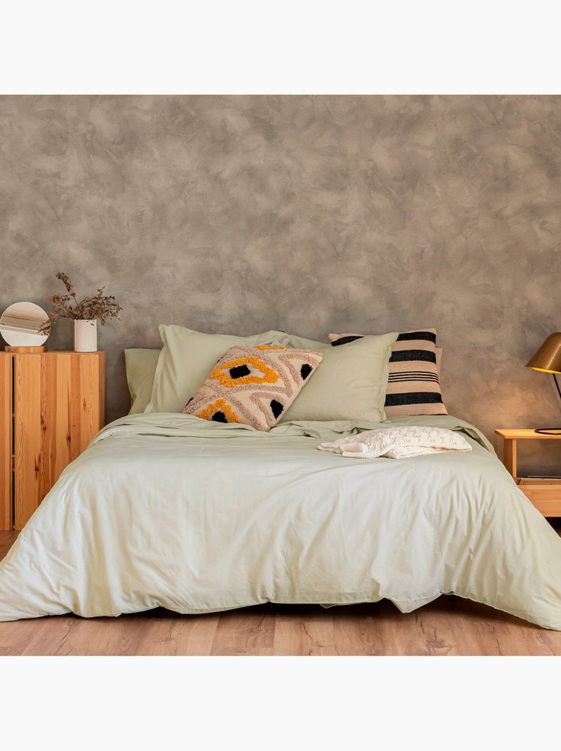 Housse de couette Basic "Happyfriday" Beige argile - Kiabi