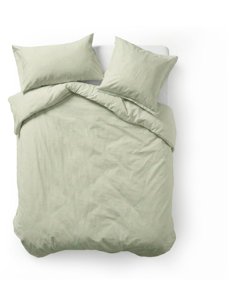Housse de couette Basic "Happyfriday" Beige argile - Kiabi