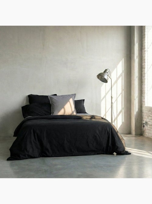 Housse de couette Basic "Happyfriday" - Kiabi