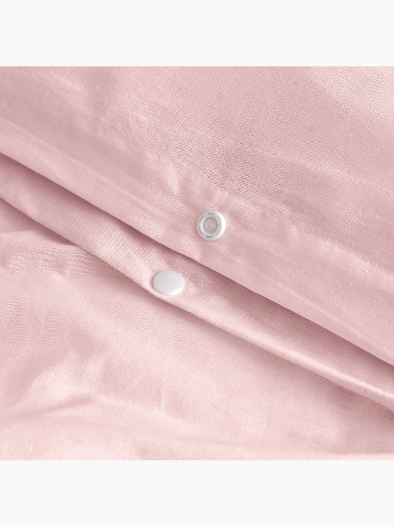 Housse de couette Basic "Happyfriday" Rose - Kiabi