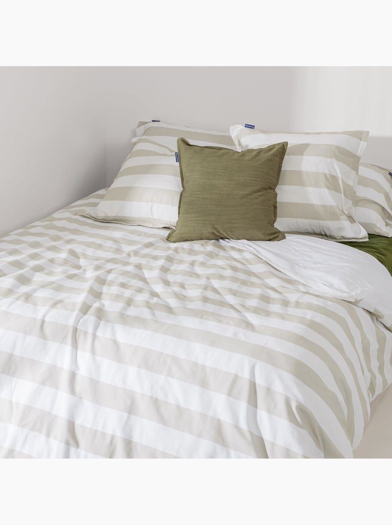 Housse de couette Breton "Happyfriday" Beige - Kiabi