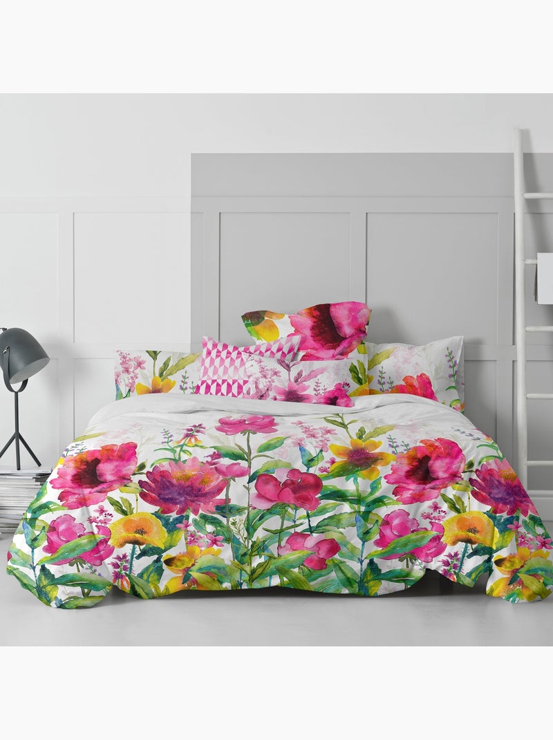Housse de couette Cassia "Happyfriday" Multicolore - Kiabi
