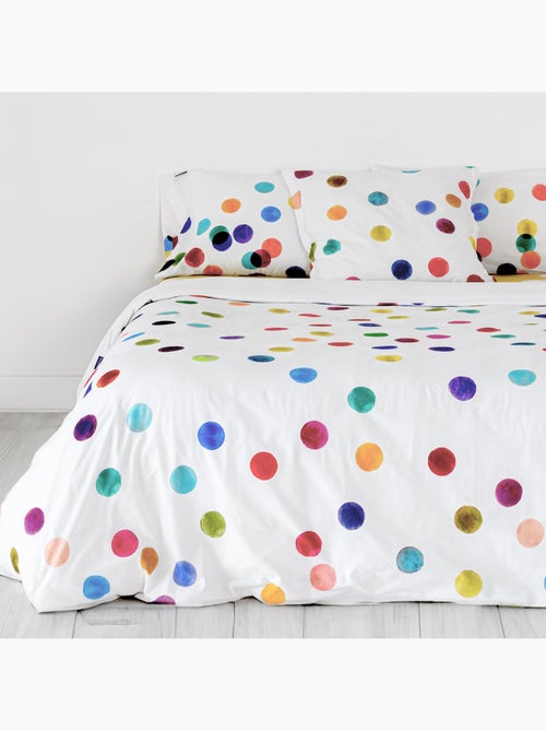 Housse de couette Confetti "Happyfriday" - Kiabi