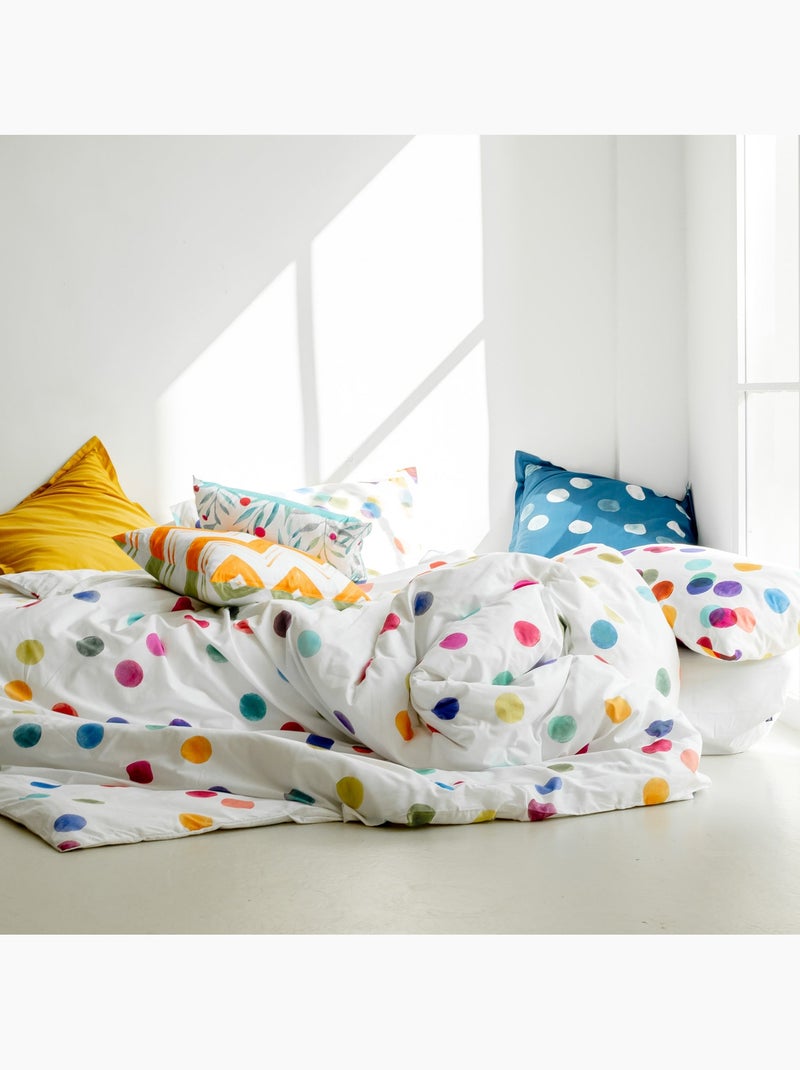 Housse de couette Confetti "Happyfriday" Multicolore - Kiabi