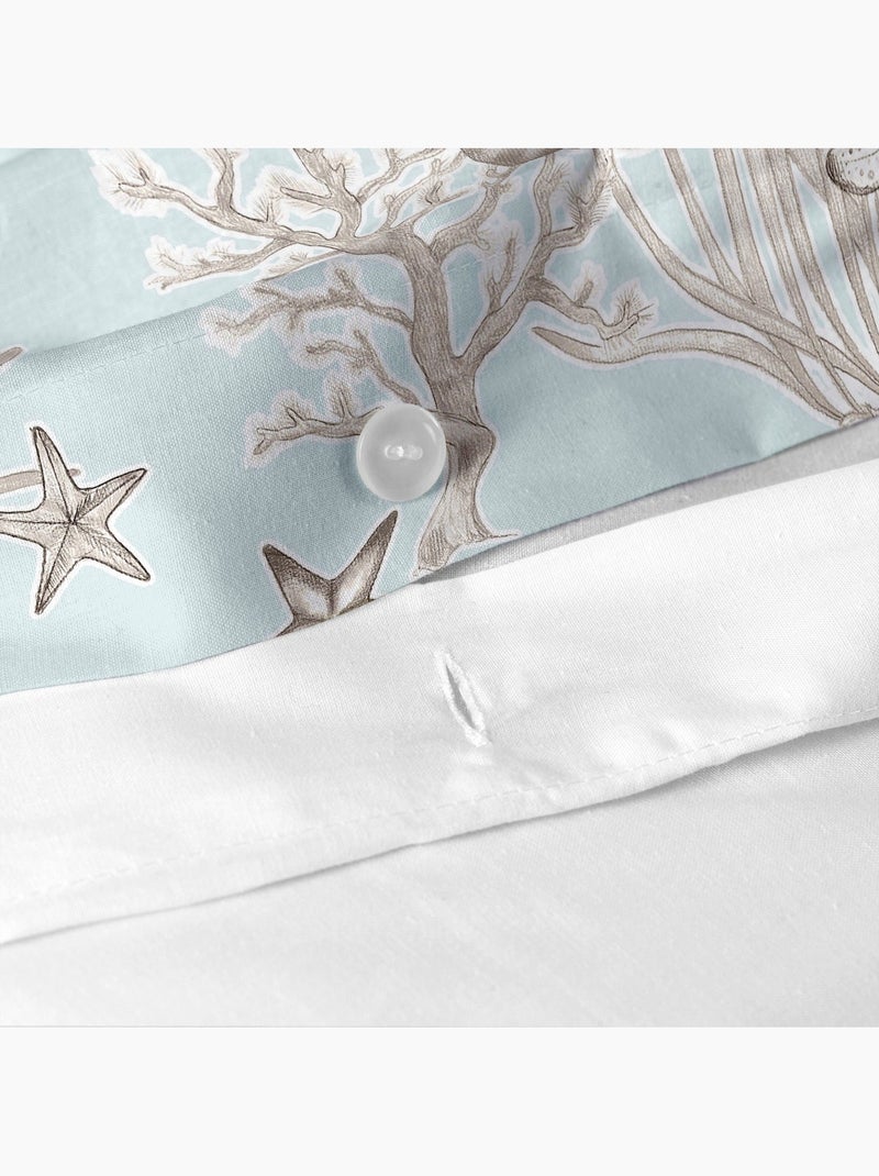 Housse de couette Coral reef "Happyfriday" Multicolore - Kiabi