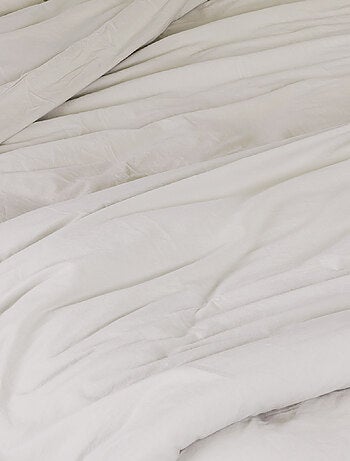 Housse de couette coton Lavé Oekotex