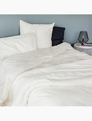 Housse de couette coton Lavé Oekotex