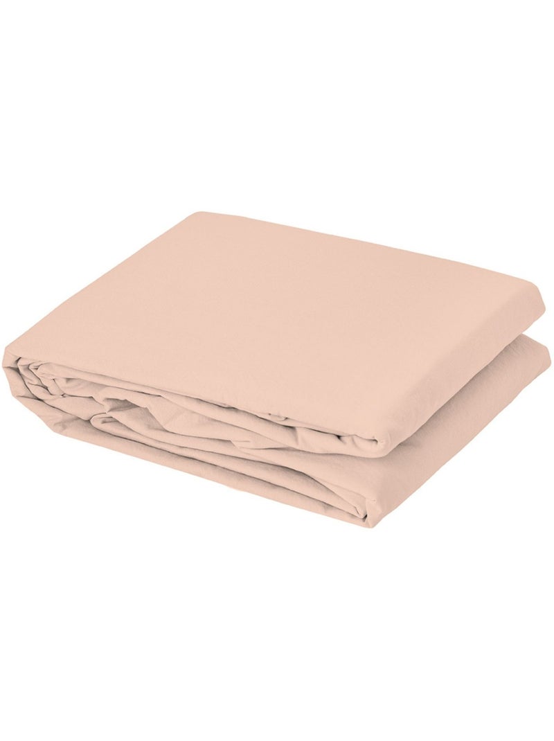 Housse de couette coton Lavé Oekotex Rose - Kiabi