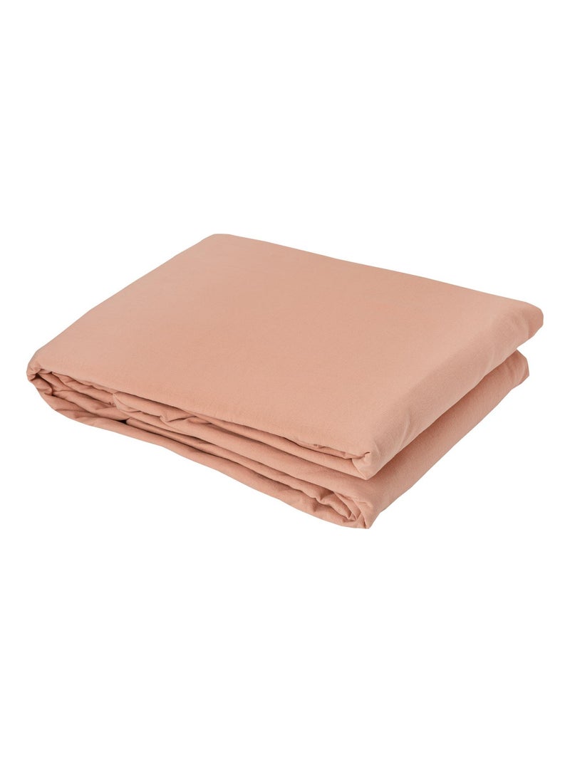 Housse de couette coton Lavé Oekotex Vert tilleul - Kiabi