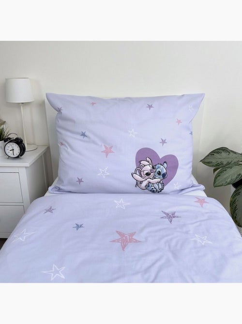 Housse de Couette coton Stitch & Angel 140x200 cm avec taie - Ensemble de lit enfant - Kiabi Housse de Couette coton Stitch & Angel 140x200 cm avec taie - Ensemble de lit enfant - Kiabi