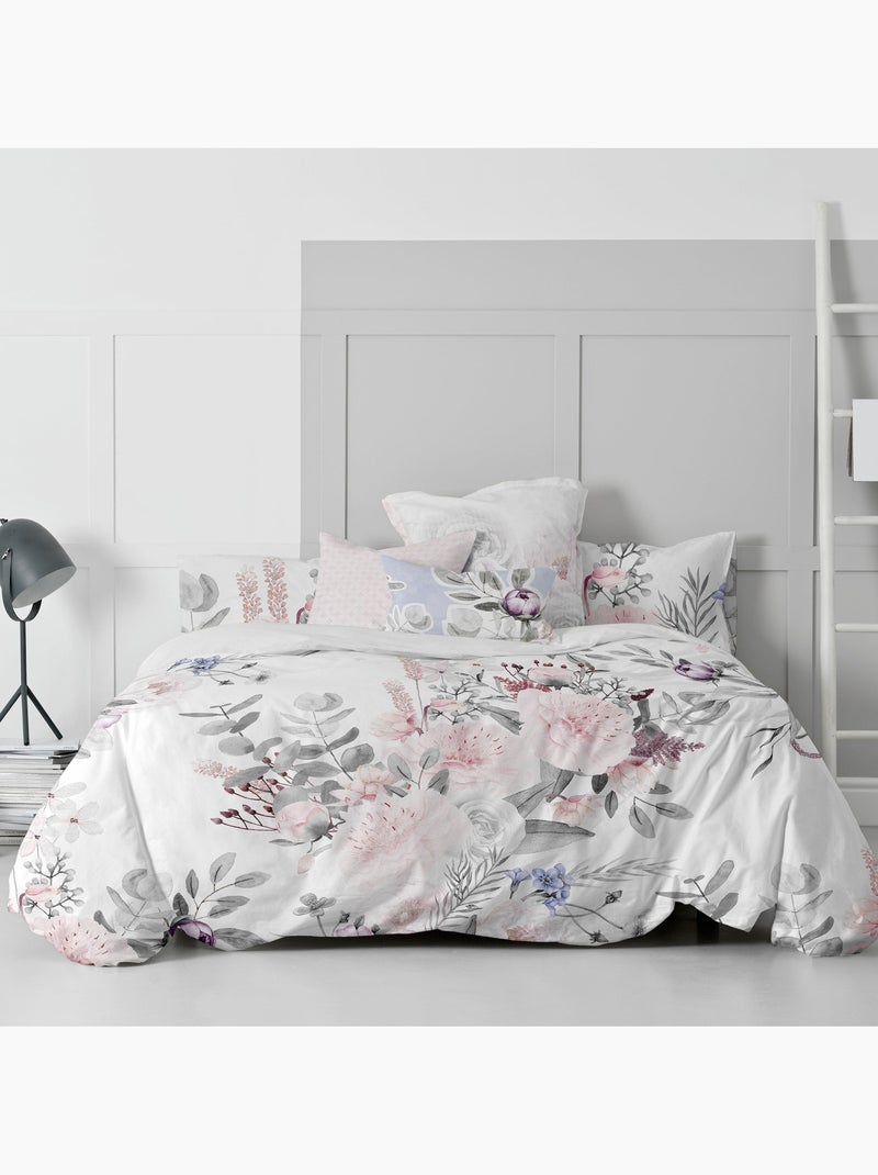 Housse de couette Delicate bouquet "Happyfriday" Multicolore - Kiabi