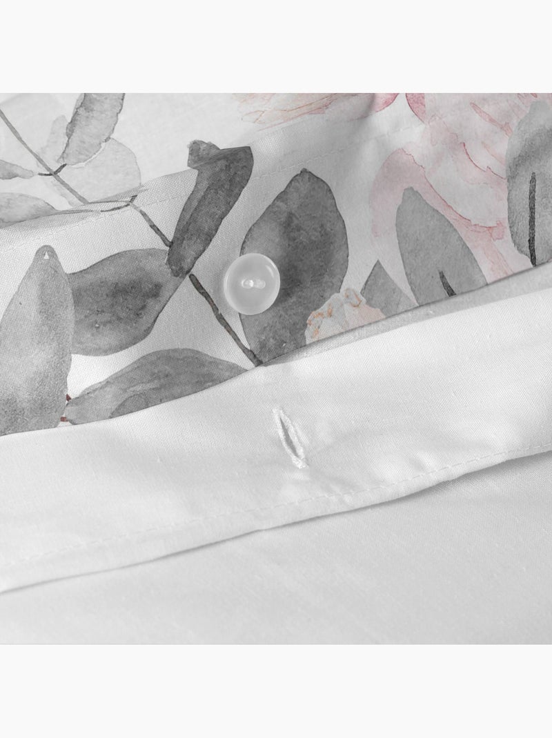 Housse de couette Delicate bouquet "Happyfriday" Multicolore - Kiabi