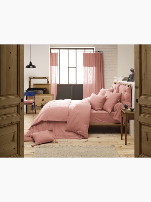 Housse de couette – double gaze de coton - finition boutons en bois - gaïa - Kiabi Housse de couette – double gaze de coton - finition boutons en bois - gaïa - Kiabi