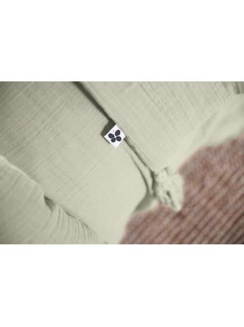 Housse de couette – double gaze de coton - finition boutons en bois - gaïa - Kiabi Housse de couette – double gaze de coton - finition boutons en bois - gaïa - Kiabi