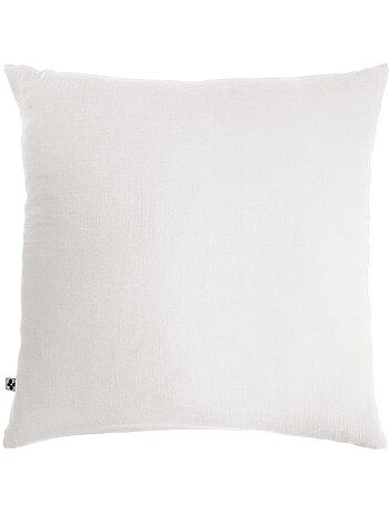 Housse de couette double gaze de coton + 2 taies d’oreiller 60x60 cm