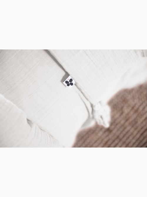 Housse de couette double gaze de coton  + 2 taies d’oreiller 60x60 cm - Kiabi