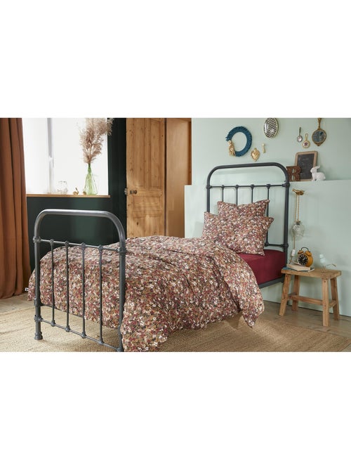 Housse de couette – double gaze de coton imprimée – capucine - Kiabi Housse de couette – double gaze de coton imprimée – capucine - Kiabi