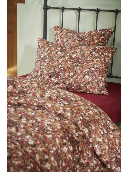 Housse de couette – double gaze de coton imprimée – capucine - Kiabi Housse de couette – double gaze de coton imprimée – capucine - Kiabi