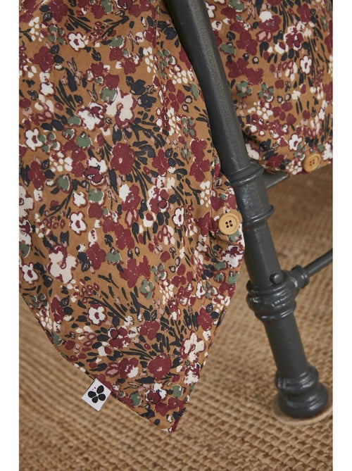 Housse de couette – double gaze de coton imprimée – capucine - Kiabi Housse de couette – double gaze de coton imprimée – capucine - Kiabi
