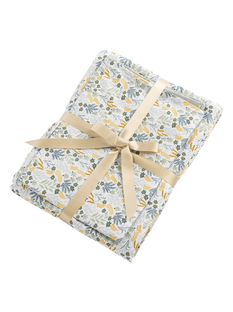 Housse de couette en coton - sauthon Vert tilleul - Kiabi
