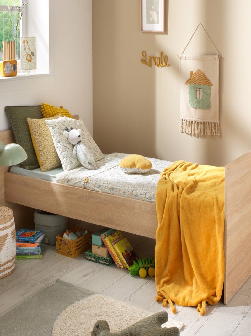 Housse de couette en coton - sauthon Vert tilleul - Kiabi