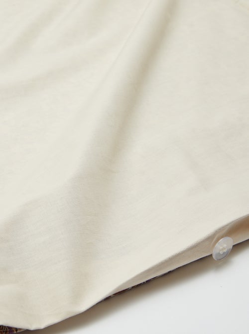 Housse de couette en coton (200 x 200 cm) - Kiabi Home - Kiabi