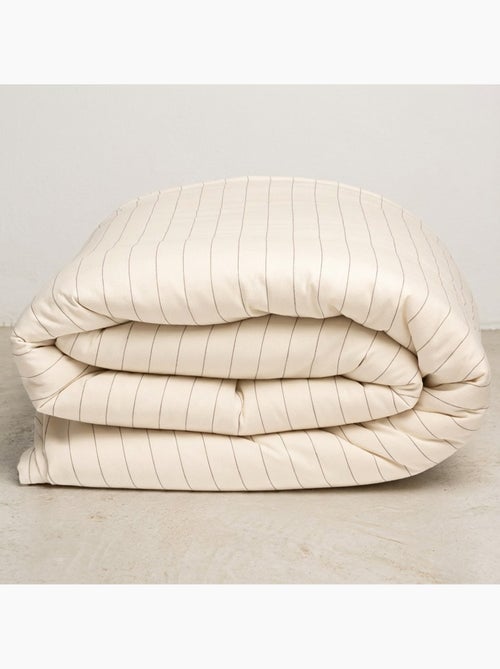 Housse de couette en coton avec fils en relief, tissu texturé. N’inclut pas les taies d’oreiller. - Kiabi Housse de couette en coton avec fils en relief, tissu texturé. N’inclut pas les taies d’oreiller. - Kiabi