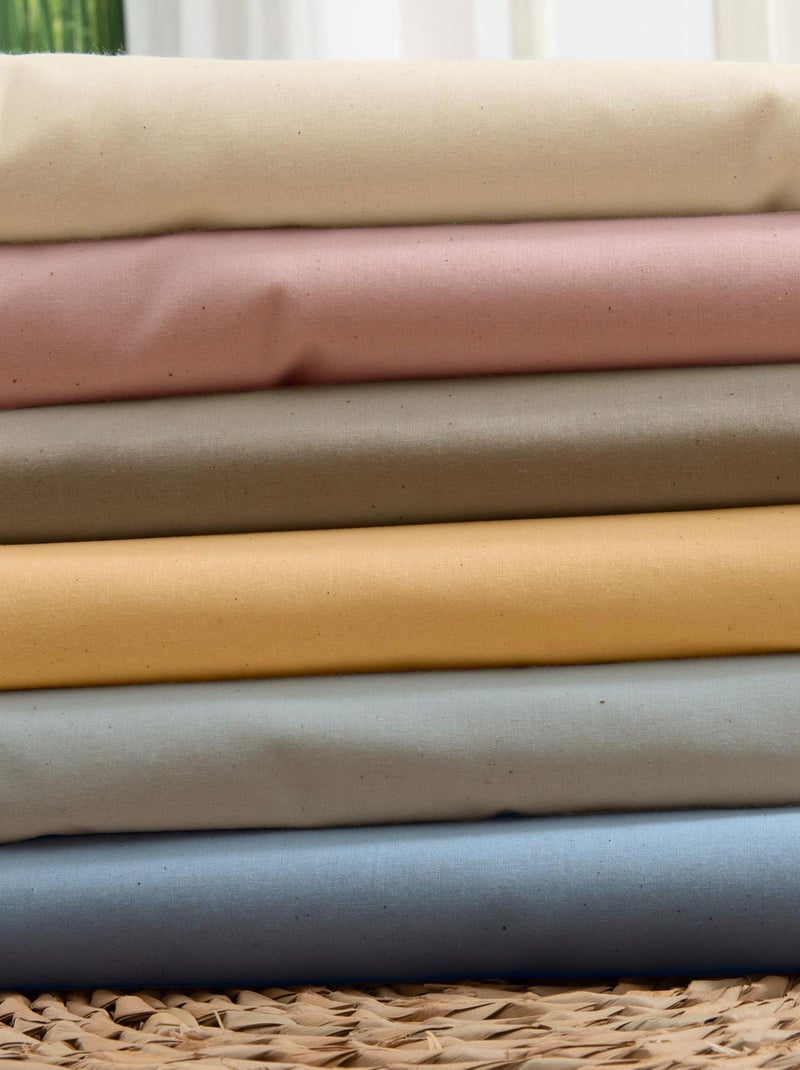 Housse de couette en coton biologique Beige foncé - Kiabi