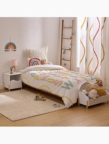 Housse de couette enfant en coton tufy
