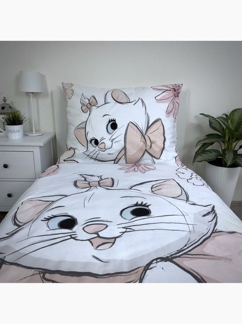 Housse de Couette enfant Marie Aristochats 140x200 cm avec taie - Parure de lit en coton - Kiabi Housse de Couette enfant Marie Aristochats 140x200 cm avec taie - Parure de lit en coton - Kiabi