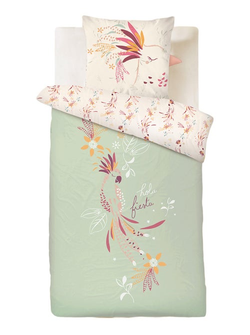 Housse de couette enfant + taie d'oreiller Fiesta - Kiabi Housse de couette enfant + taie d'oreiller Fiesta - Kiabi
