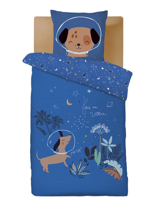 Housse de couette enfant + taie d'oreiller Milo - Kiabi Housse de couette enfant + taie d'oreiller Milo - Kiabi